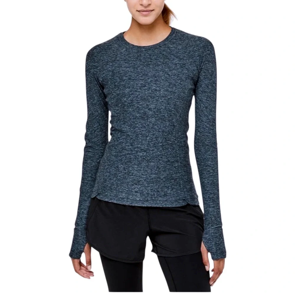Lululemon Athletica Runderful Long Sleeve Shirt Women's Size 10-W3BCJS - Picture 1 of 5